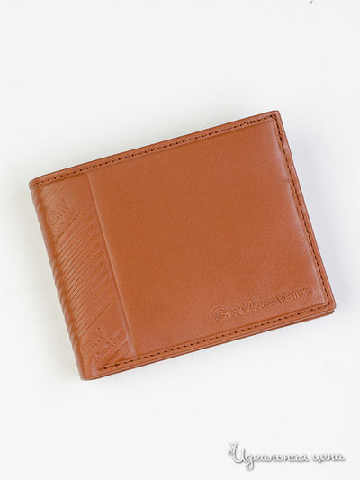 Портмоне GianMarco Venturi, цвет рыжий