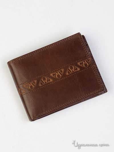 Портмоне GianMarco Venturi, цвет коричневый