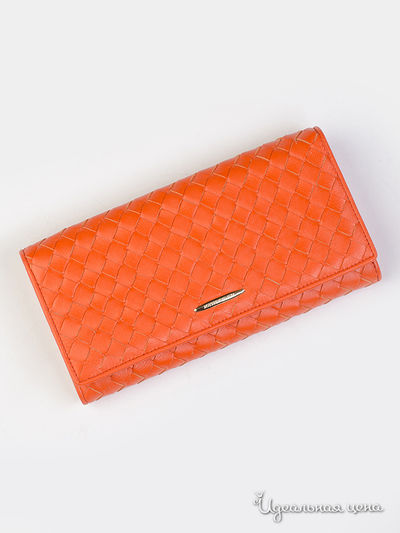 Кошелек Bottega Veneta, цвет Оранжевый
