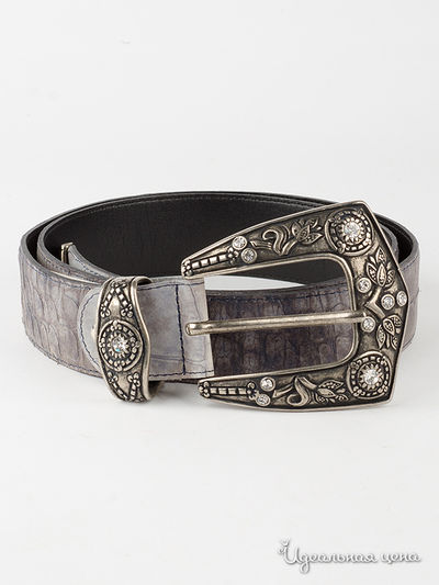 Ремень Di Gregorio, цвет серый