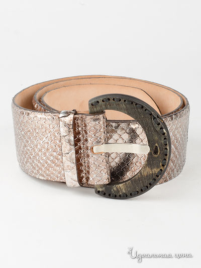 Ремень Cuestion de Piel, цвет бронзовый