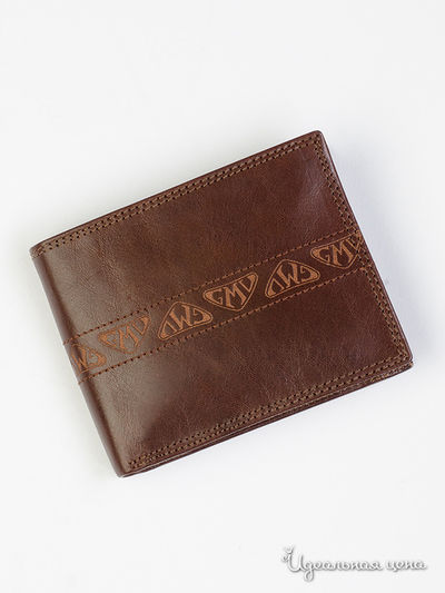 Портмоне GianMarco Venturi, цвет коричневый