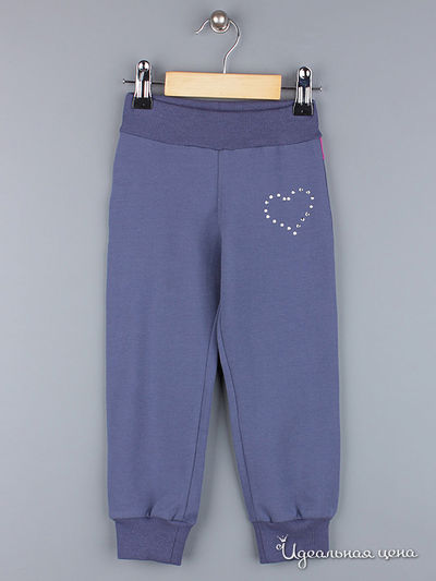 Брюки Amk, цвет синий с бордовой полосой