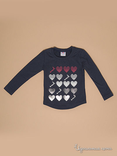 Футболка Amk, цвет темно-серый