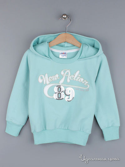 Толстовка Amk, цвет бирюзовый