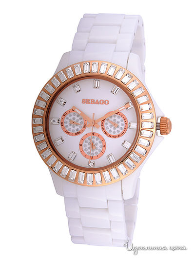 Часы Sebago, цвет белые, бронзовые