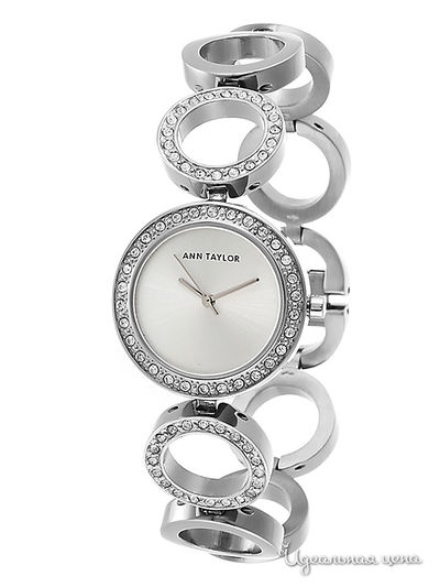 Часы Ann Taylor, цвет серебро