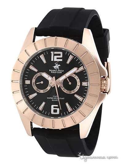 Часы Beverly Hills Polo Club, цвет черный
