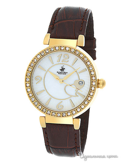 Часы Beverly Hills Polo Club, цвет золотой,черный