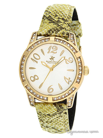 Часы Beverly Hills Polo Club, цвет Золотой,Салатовый