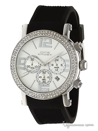 Часы Dice Kayek, цвет Черный,Серебро
