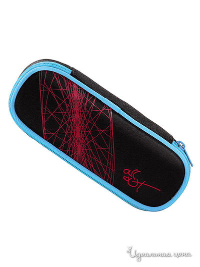 Пенал Hama, цвет черный, голубой