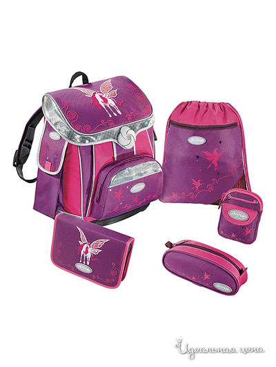 Ранец школьный Dream Horse II Hama, цвет фиолетовый, розовый