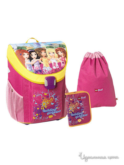 Ранец школьный Friends All Girls Easy Hama, цвет розовый