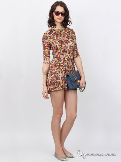 Платье Nastya Sergeeva by May Be, цвет серое, голубое