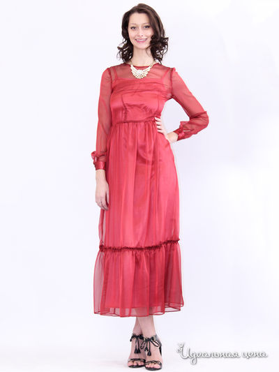 Платье Nastya Sergeeva by May Be, цвет бордовое