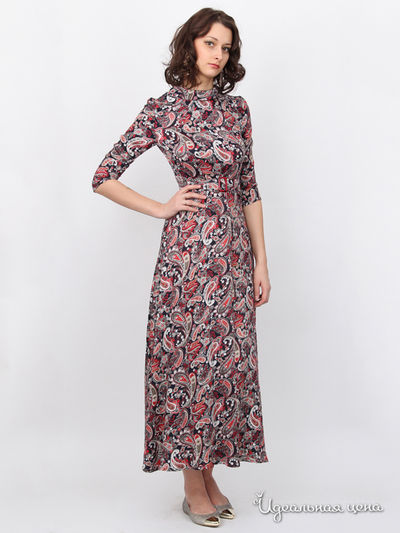 Платье Nastya Sergeeva by May Be, цвет синее, красное