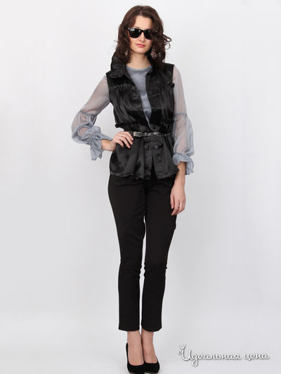 Жилет Nastya Sergeeva by May Be, цвет черный