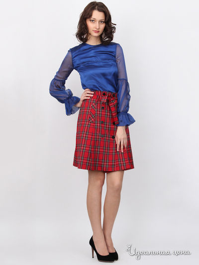 Юбка Nastya Sergeeva by May Be, цвет красная