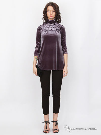 Туника Nastya Sergeeva by May Be, цвет серая, розовая