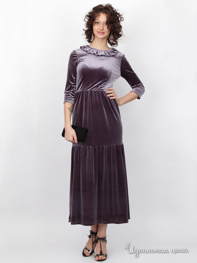 Платье Nastya Sergeeva by May Be, цвет серое, розовое