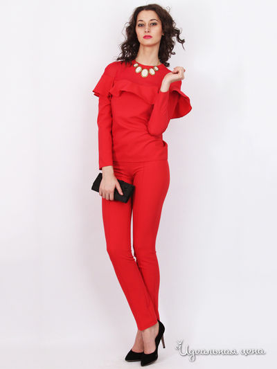 Брюки Nastya Sergeeva by May Be, цвет красные