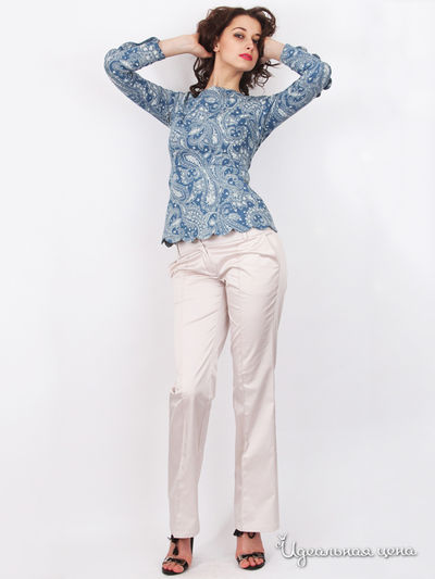 Брюки Nastya Sergeeva by May Be, цвет бежевые