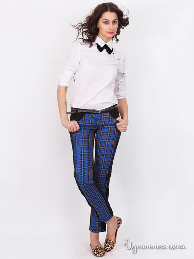 Брюки Nastya Sergeeva by May Be, цвет синие