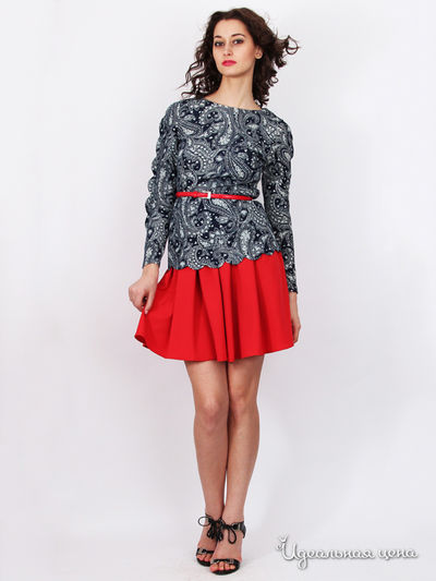 Юбка Nastya Sergeeva by May Be, цвет красная