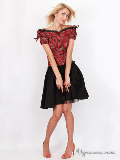 Жилет Nastya Sergeeva by May Be, цвет красный