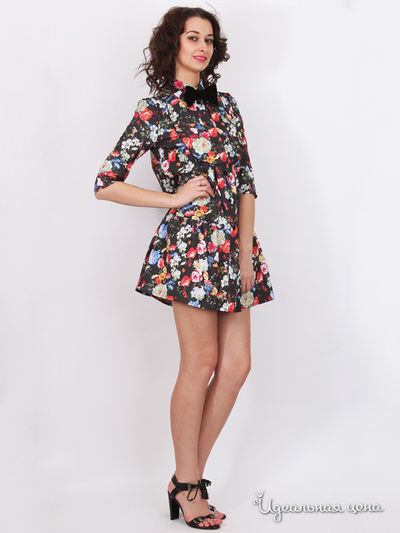 Платье Nastya Sergeeva by May Be, цвет черное