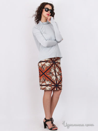 Водолазка Nastya Sergeeva by May Be, цвет серая