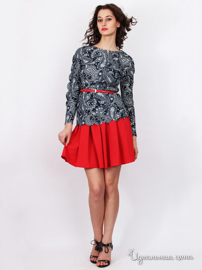 Блуза Nastya Sergeeva by May Be, цвет синяя