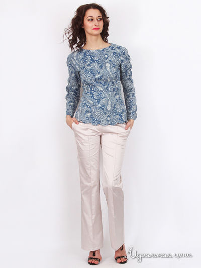 Блуза Nastya Sergeeva by May Be, цвет голубая