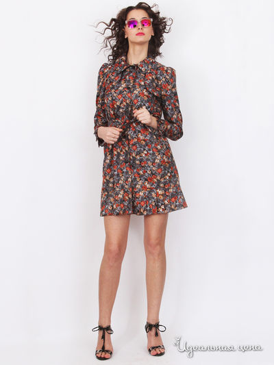 Плащ Nastya Sergeeva by May Be, цвет серый