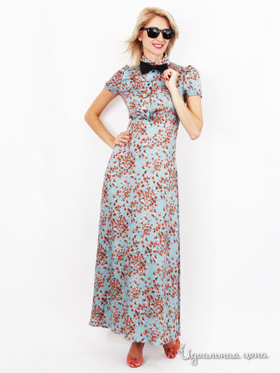 Платье NASTYA SERGEEVA by MAY BE, цвет голубой Nastya Sergeeva by May Be, цвет голубой