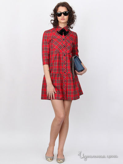 Платье Nastya Sergeeva by May Be, цвет красное