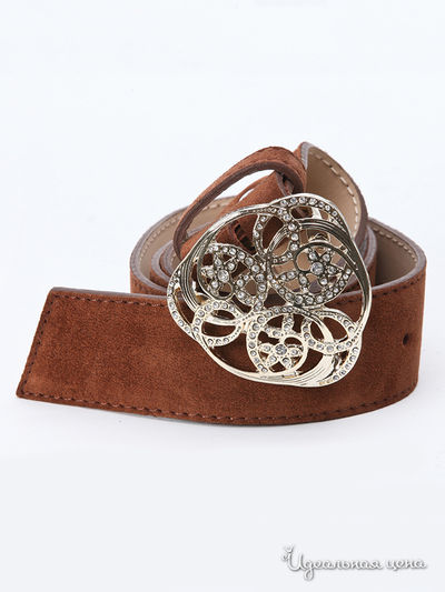 Ремень Marina Creazioni, цвет коньячный