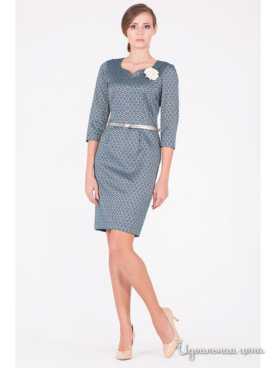 Платье Tasha Martens, цвет синий, белый