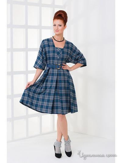 Платье Tasha Martens, цвет серый, синий