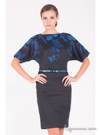 Платье Tasha Martens, цвет синий, черный