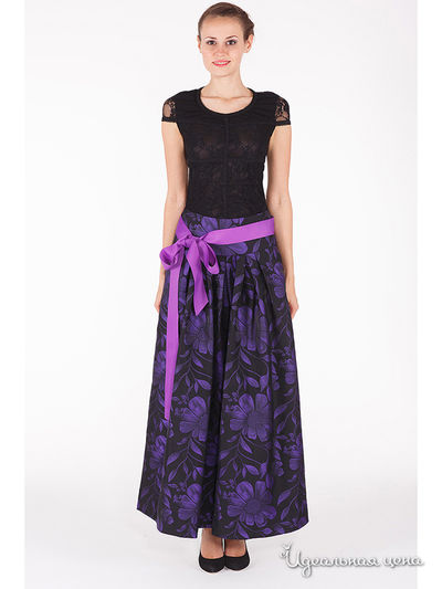 Юбка Tasha Martens, цвет фиолетовый, черный