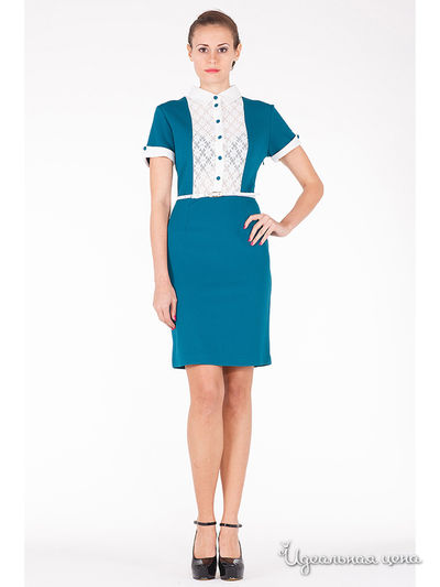 Платье Tasha Martens, цвет синий, белый