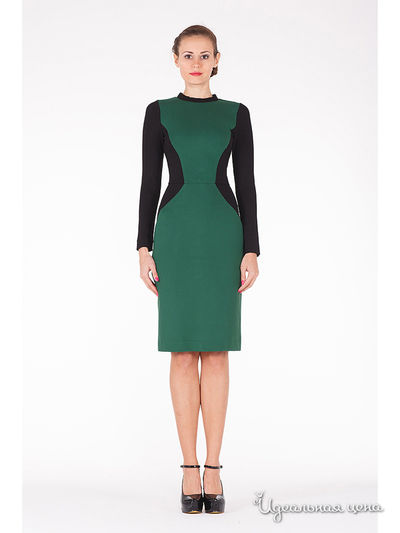 Платье Tasha Martens, цвет зеленый, черный