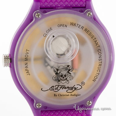 Часы Ed Hardy, цвет фиолетовый