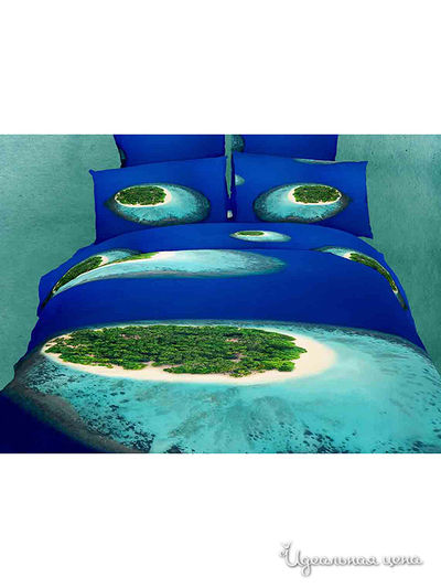 Комплект постельного белья, 2-х спальный Famille, цвет мультиколор