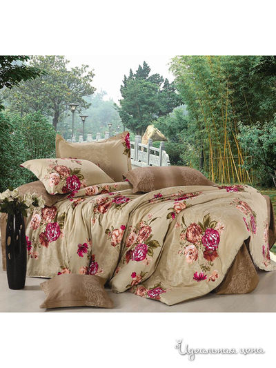 Комплект постельного белья, двуспальный Valtery, цвет мультиколор