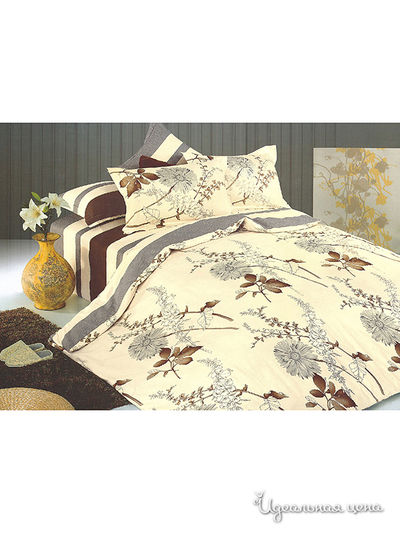 Комплект постельного белья, двуспальный Valtery, цвет Мультиколор