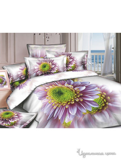 Комплект постельного белья, Евро Famille, цвет мультиколор