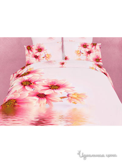 Комплект постельного белья Евро Famille, цвет мультиколор